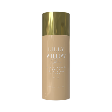 Lilly & Willow Full Coverage Matte Foundation SPF15 in Light 